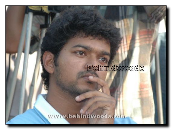 Vijay at Hyderabad
